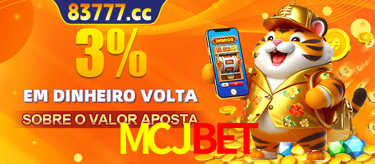 Promoção para baixar e instalar o aplicativo do cassino MCJBET. O banner oferece uma recompensa de R1aR1aR8, com a imagem de uma cobra sobre moedas de ouro.