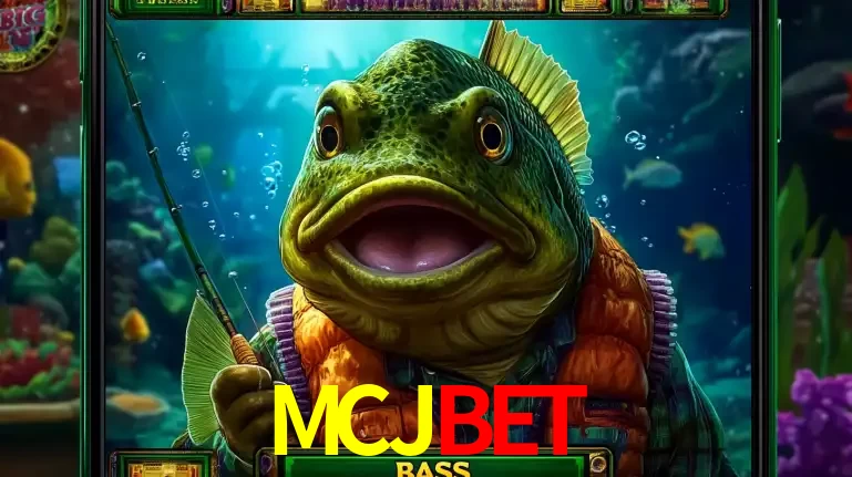 Personagem de peixe pescador do popular jogo de slot com tema de pescaria, uma das emocionantes opções de caça-níqueis para jogar e ganhar no cassino MCJBET.