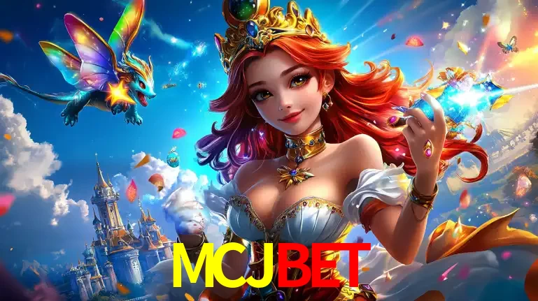 A princesa de um reino de fantasia mágico, com seu pequeno dragão, apresentando um mundo de prêmios encantados nos jogos de caça-níqueis do cassino MCJBET.